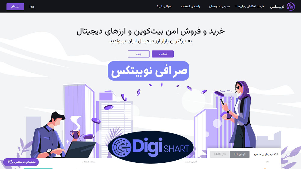 صرافی نوبیتکس | دیجی شرط صرافی نوبیتکس