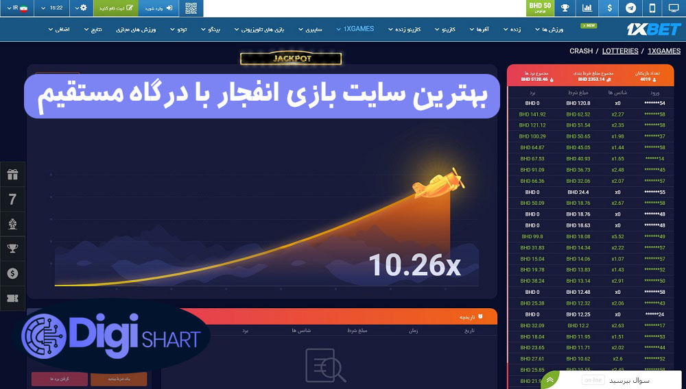 بهترین سایت بازی انفجار با درگاه مستقیم | دیجی شرط بهترین سایت بازی انفجار با درگاه مستقیم