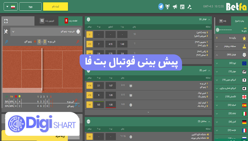 پیش بینی فوتبال بت فا | دیجی شرط پیش بینی فوتبال بت فا
