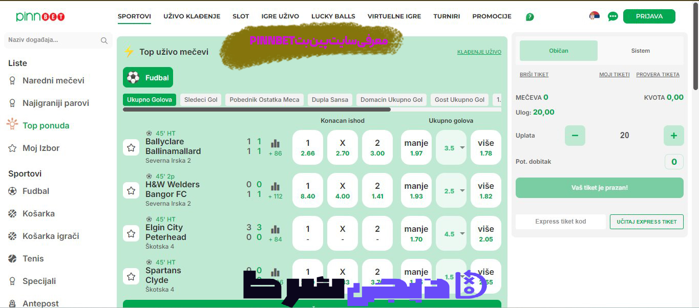 معرفی سایت پینبت PinnBet | دیجی شرط معرفی سایت پینبت PinnBet