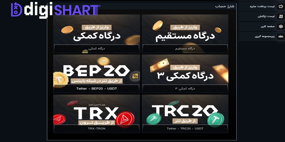 شارژ حساب سایت شیربت ShirBet - دیجی شرط شارژ حساب سایت شیربت ShirBet