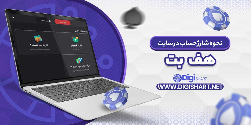 نحوه شارژ حساب در سایت هف بت - دیجی شرط نحوه شارژ حساب در سایت هف بت