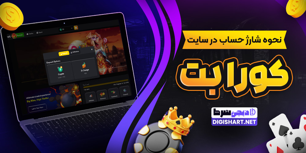 نحوه شارژ حساب در سایت کورا بت