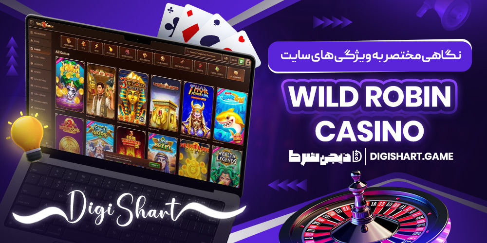 نگاهی مختصر به ویژگی های سایت Wild Robin Casino | دیجی شرط نگاهی مختصر به ویژگی های سایت Wild Robin Casino
