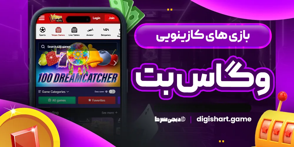 بازی های کازینویی وگاس بت